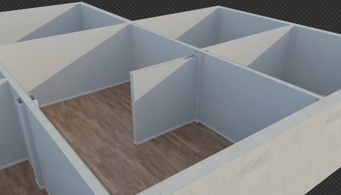 Partition Walls Created