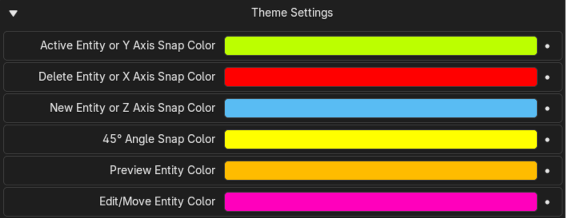 Theme Add-on Preferences