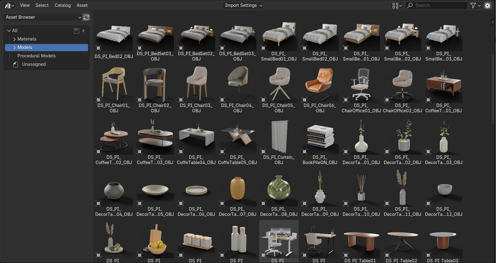 Asset Browser